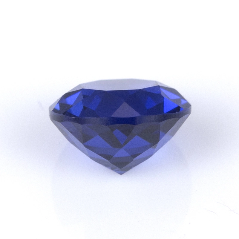 Round Royal Blue Lab Created Sapphire Corundum Synthetic Sapphire Royalblue Lab Grown Sapphire