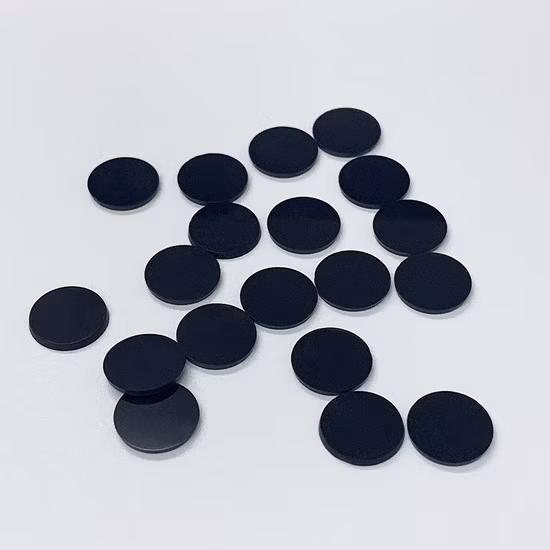 Pietra preziosa naturale di fetta di onice nero per l'incastonatura di gioielli